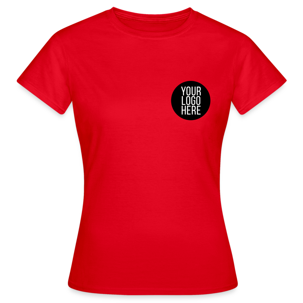 Women's T-Shirt Gildan - red