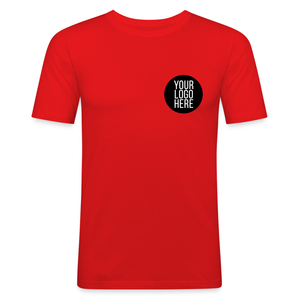 Men's Slim Fit T-Shirt - red