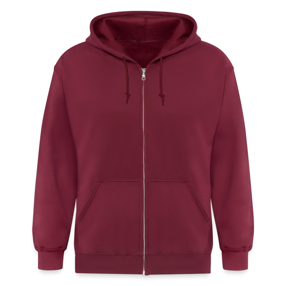 Men’s Heavyweight Hooded Jacket Gildan - maroon