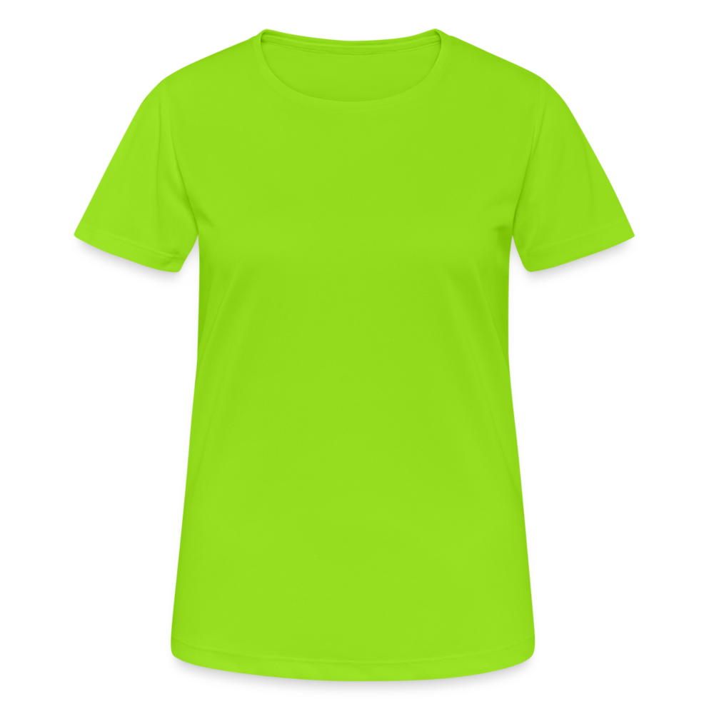 Women’s Breathable T-Shirt AWDIs - neon green