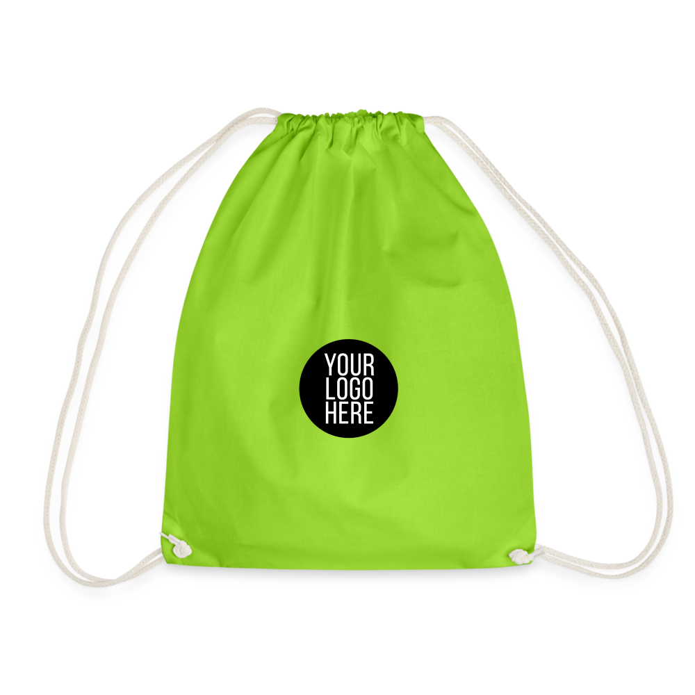 Drawstring Bag - neon green