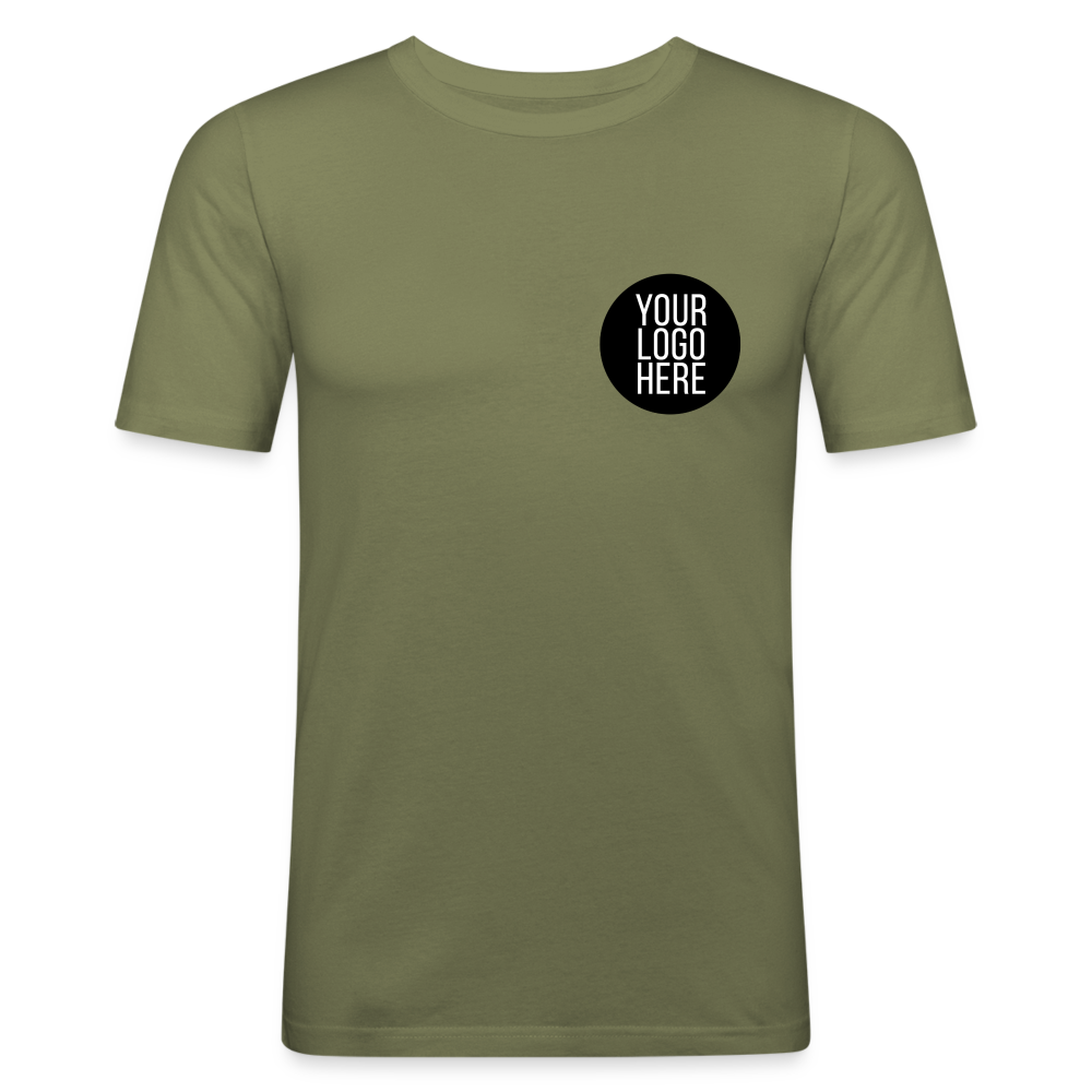 Men's Slim Fit T-Shirt - khaki green