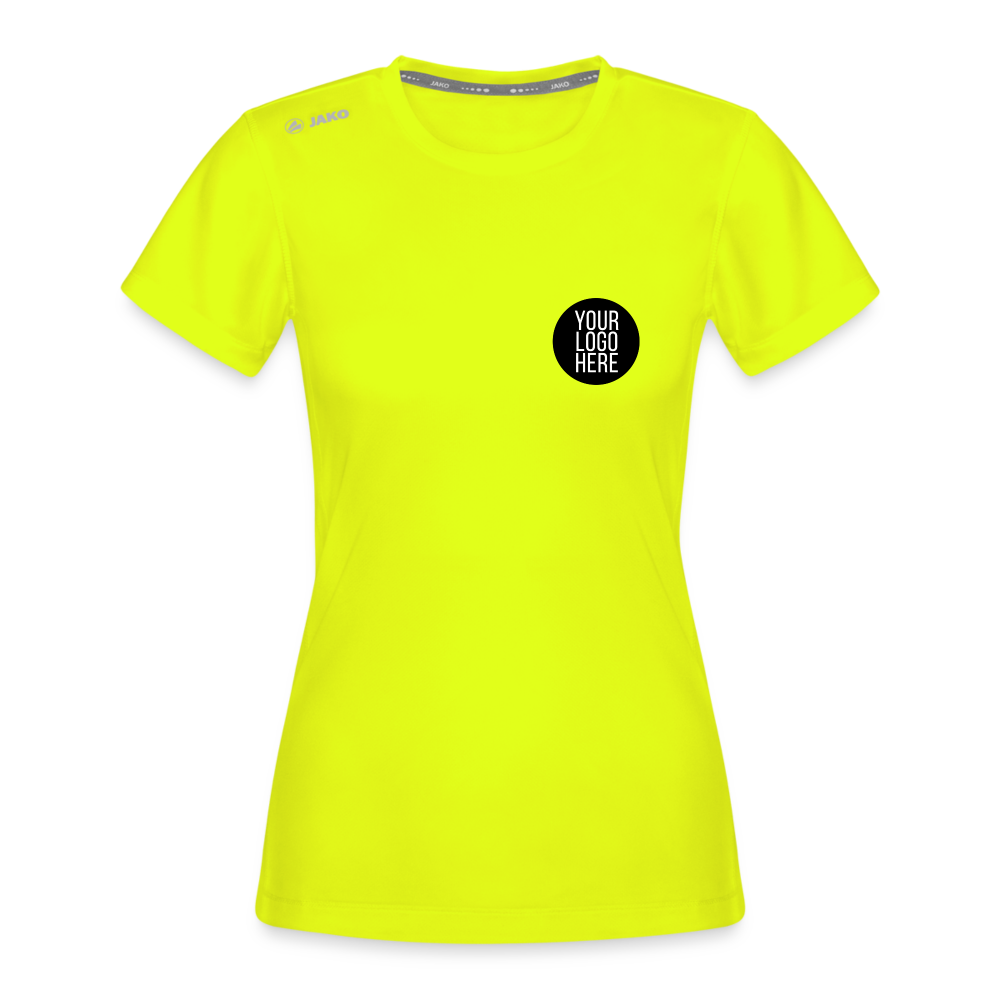 JAKO Woman's T-Shirt Run 2.0 - neon yellow