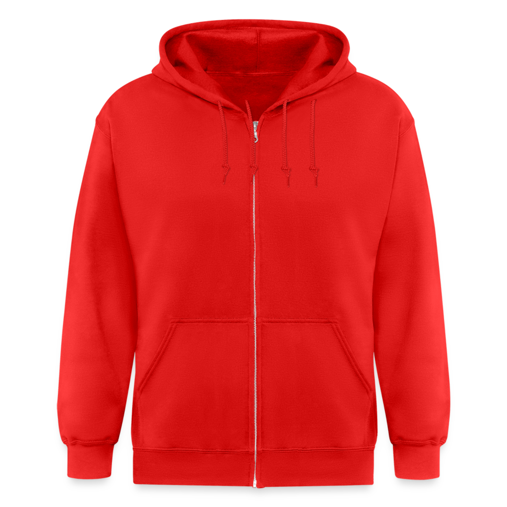 Men’s Heavyweight Hooded Jacket Gildan - red