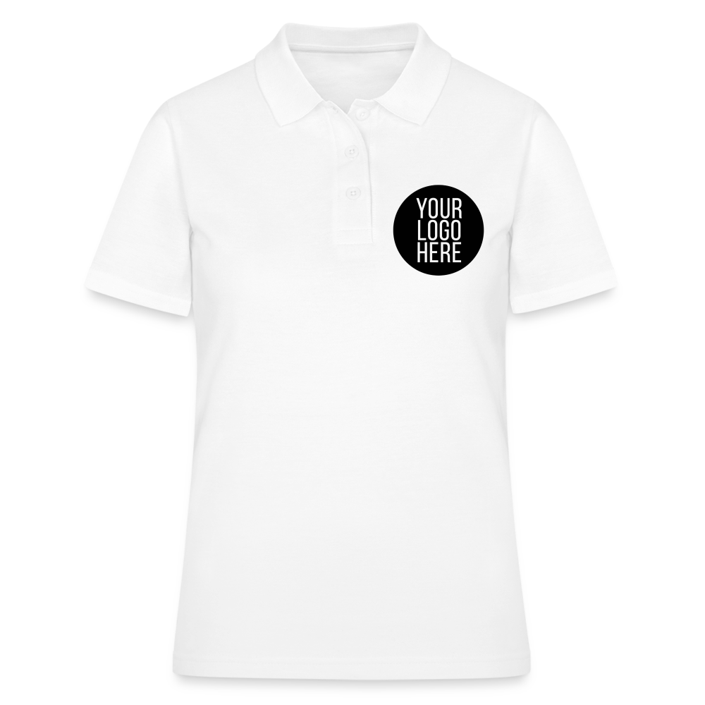 Women's Polo Shirt Gildan - white