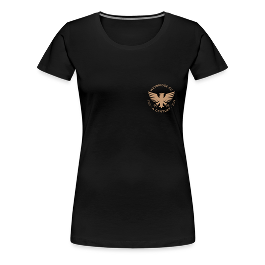 WCC Women’s Centenary Premium T-Shirt - black