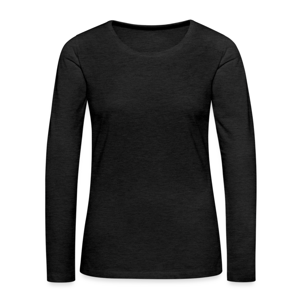 The Premium Women's Longsleeve Shirt - charcoal grey